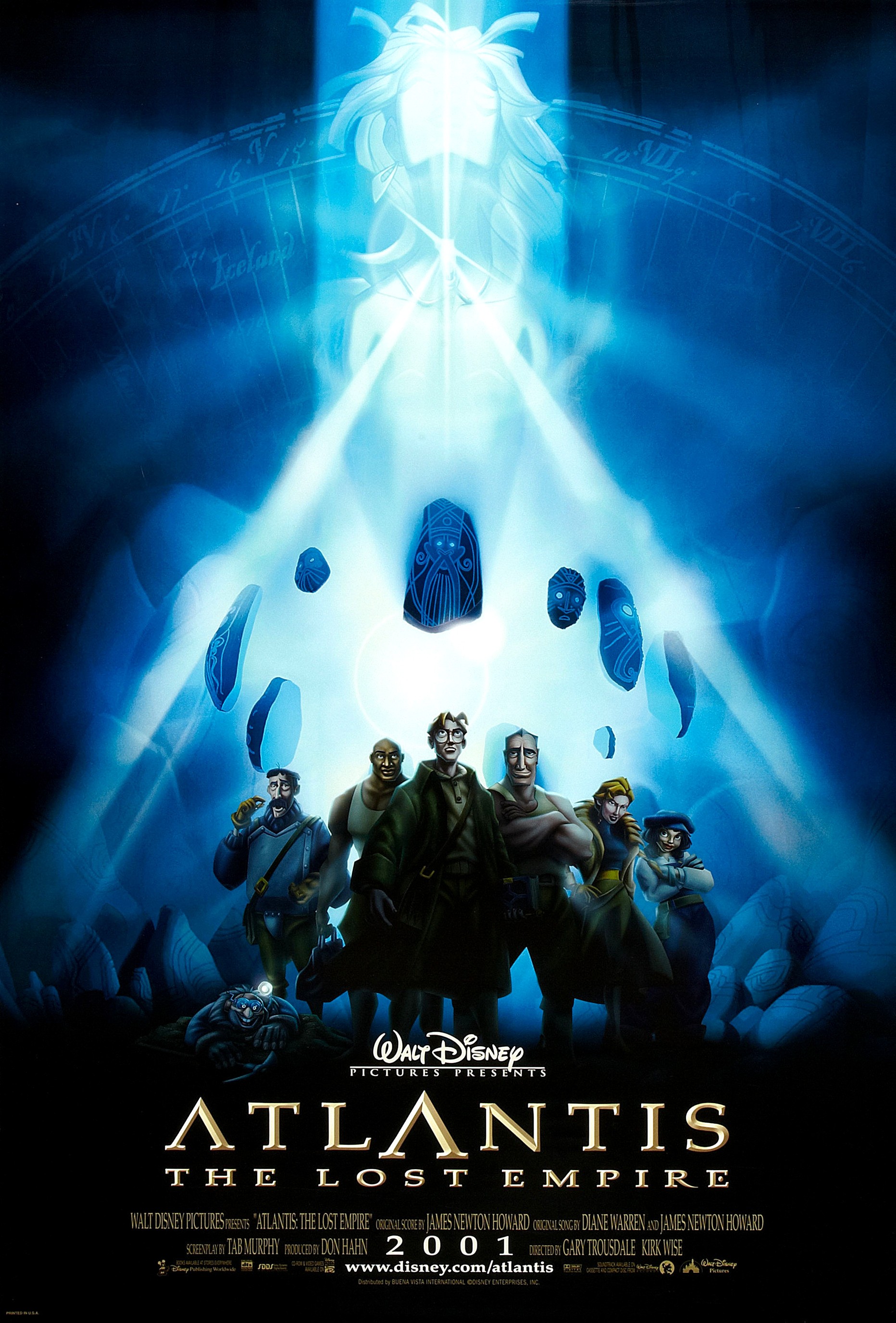 Image result for Atlantis: The Lost Empire theatrical poster